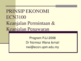 Oleh rizki g april 16, 2019. Ppt Prinsip Ekonomi Ecn3100 Keanjalan Permintaan Keanjalan Penawaran Powerpoint Presentation Id 5494466