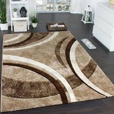 Teppich wohnzimmer holzstamm optik natur grau braun. Designer Teppich Braun Beige Creme Meliert Teppichcenter24