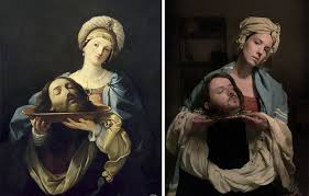 Museums Ask People To Recreate Famous Paintings At Home Get 30 More Hilarious Pics Famous Art Funny Art Art Challenge