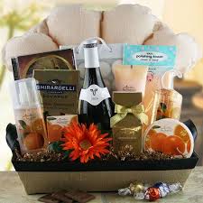 Spa Gift Baskets Bubbles Wine Gift Basket Wine Gifts Diy Gift Baskets For Women Diy Wine Gift Baskets