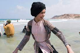 Tel aviv beach, tel aviv, israel. Palestinian Women First Time At Tel Aviv Beach Phmuseum