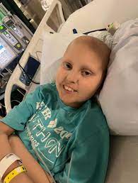 Child recovering from stomach infection