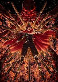 Majin archer, fate grand order, cape, creepy smile, red eyes, Anime, HD  phone wallpaper | Peakpx