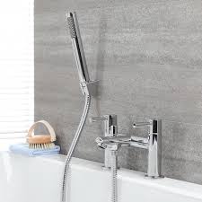 Maybe you would like to learn more about one of these? Milano Mirage Modern Deck Mounted Bath Shower Mixer Tap With Hand Shower Chrome