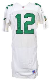 Some are from the modern nfl while others are vintage in nature you'll also find game worn jersey cards from nfl football card manufacturers, a much cheaper alternative or addition to your collection. Lot Detail 1992 94 Randall Cunningham Philadelphia Eagles Game Worn Road Jersey Mears Auction Loa