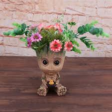 Flowers in pots for garden. Baby Groot Flowerpot Flower Figurines Tree Man Cute Model Toy Pen Pot Garden Planter Christmas Gift Dropshipping Buy Flower Pots Planters Cheap Flower Pots Planters Baby Groot Flowerpot Flower Pot Planter