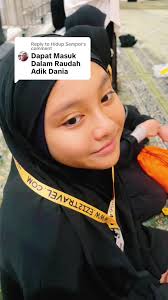Replying to @Hidup Sempoi alhamdulillah dania dapat masuk. Cantik sangat  dalam dia. #raudah #madinah #mekkah #jeddah