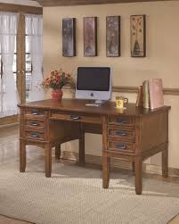 Cross Island Medium Brown Home Office Storage Leg Desk Home Office Storage Office Desk Home Office Furniture