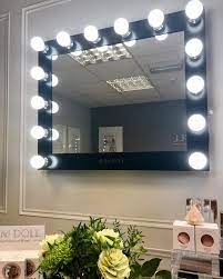 Welcome To The Dark Side The Melrose Makeup Mirror Features 14 Cool Touch Led Light Bulbs Providing Excellent Cool Ton Led Light Bulbs Mirror Makeup Mirror
