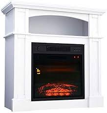 This is a review and demo of how it works of our decor flame electric stove heater/fireplace. Amazon Com Homcom 32 1500w Freestanding Full Frame Electric Fireplace Stove Heater Portable With Remote Fireplace Best Electric Fireplace Electric Fireplace