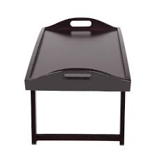 Spdtails Wooden Bed Tray Table Multifunctional Portable Laptop Tbale Breakfast Try Table Foldable Service Tray With Breakfast tray table with folding legs bamboo laptop bed tray table adjustable laptop stand white. ming movers pte ltd