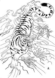 Horicho Tiger Tattoo Dragon Tattoo Outline Tiger Tattoo Design