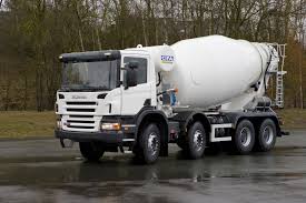 Scania Twin Steer Concrete Mixer Truk Mixer