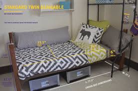 Bed Measurements For A Standard Twin Sized Bunkable Bed Bed Measurements Bed Bed Dimensions