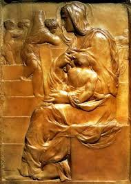 Madonna Of The Stairs Michelangelo Sculpture Michelangelo Paintings Michelangelo