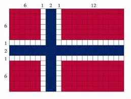 Hvordan lage et norsk flagg. Det Norske Flagget Broderimonster Flagg Handverk