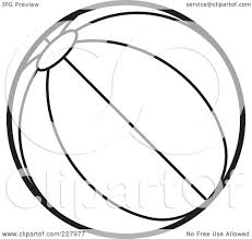 For example, bowl, ball, block, book for the letter b. Royalty Free Rf Clipart Illustration Of A Coloring Page Outline Of A Beach Ball With Stripes By Lal Perera 227977