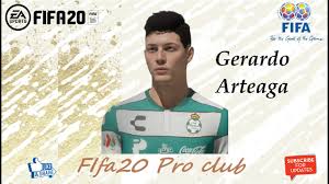 El lateral izquierdo llegó a @clubsantos en el 2013. Fifa 20 Gerardo Arteaga Look Alike In Santos Laguna Fifa20 Pro Club Youtube