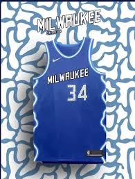 Each team's jersey features prominent figures, landmarks and unforgettable slogans such as the chicago take a look at what to expect from nike's nba city edition uniforms in the images provided and its_drizzayyyyyyy_yaaaaaaa • 1 year ago. Milwaukee Bucks 2020 21 City Edition Jersey Leaked Greek Flag Color Way Basketballjerseys