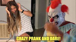 Scary Clown Prank On Me Inside An Upside Down House Youtube