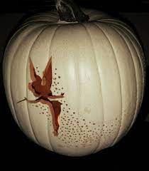 Halloween kürbis schnitzen leicht gemacht. Tinker Bell Pixie Dust Pumpkin Carving 6 Steps Instructables