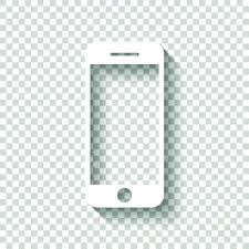 Phone sign flat style icon on stock illustration 384127702. Mobile Phone Icon White Icon With Shadow On Transparent Background Royalty Free Cliparts Vectors And Stock Illustration Image 96761245