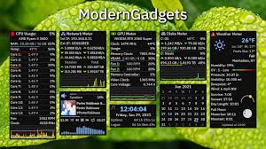 It has a neutral design, over 100 customization. Moderngadgets 1 7 0 Rainmeter Forums