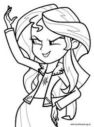 Sunset Shimmer Color Page Coloring Pages For Girls My Little Pony Coloring Cartoon Coloring Pages