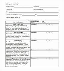 Employee Performance Evaluation Format Best Of Employee Review Forms 5 Download Free Docu Employee Performance Review Performance Reviews Performance Appraisal