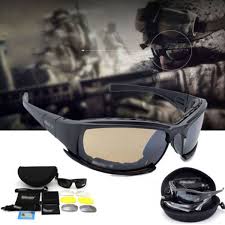 Polarized Daisy X7 Army Sunglasses 4 Lens Kit Military War Game Goggles Tactical Sunglasses Army Sunglasses Tactical Eyewear