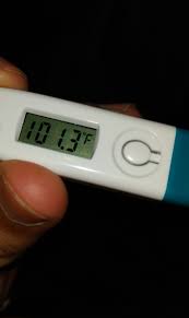 I M Having Somewhat High Fever Today Here S The Pic Of The Thermometer If Any Of Guys Wanna Use For An Exc High Fever Fever Temperature Drips On Hand Hospital