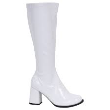 They dressed to the height of fad fashion, wearing mostly lime green, hot pink, yellow and white in wild patterns, swirls, or flowers. White Go Go Boots Party City