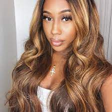 Honey Brown Thevanitybox Frontal Honey Brown Hair Light Brown Hair Honey Blonde Hair