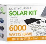 6kW DIY Solar Panel Kit with Microinverters (6000 Watt)