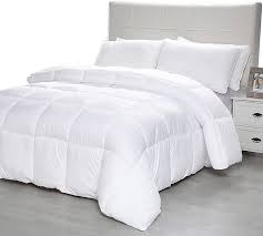 Amazon Com D G The Duck And Goose Co All Season Quilted Comforter Queen Size Light Weight Duvet Insert From 233t Peach Skin Fabric 350gsm Down Alternative Fiber Hotel Quality Machine Washable