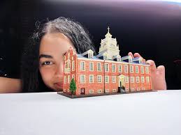 Miniature Model of Old State House in Boston MA