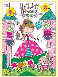 Princess Birthday Message For Kids Rachel Ellen Princess Birthday Card Amazon Co Uk Office Products Happy Birthday Kids Happy Birthday Cards Birthday Wishes Girl