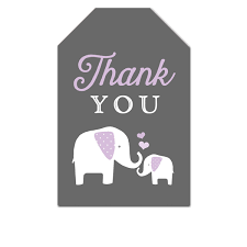 Free printable baby onesie templates. Free Printable Thank You Tags Gray Purple Elephant Favor Tags Baby Shower Instant Download Instant Download Printables