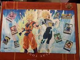 Produced by ultra pro in partnership with bandai co., ltd. Dragon Ball Super Card Game Mat Celebrations Team Battle Playmat Goku Vegeta Ebay