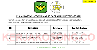 We did not find results for: Jawatan Kosong Majlis Daerah Hulu Terengganu