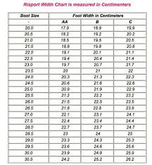 69 judicious ccm skate size chart width