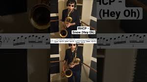 RHCP - “Snow (Hey Oh)” on Baritone Sax (with sheet music) #shorts  #redhotchilipeppers #saxophone - YouTube