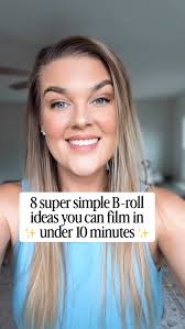 💾 Save these ideas!, 8 super simple B-roll ideas you can film in under 10  minutes:, 1️⃣ Stirring a drink, 2️⃣ Putting