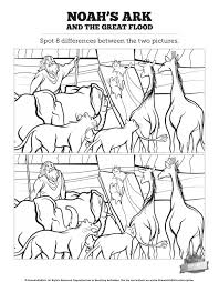 Coloring pages provide a methods to motivate their creative abilities to be expanded by youngsters. Noah S Ark Kids Spot The Difference Sharefaith Kids