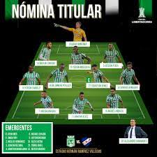 En la noche de este lunes, en el sorteo de la copa libertadores y copa sudamericana, quedó definido el. Atletico Nacional On Twitter Alineacion Titular Para Disputar El Encuentro De Hoy Por Conmebol Libertadores