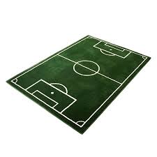 Die kollegabold spielfelder des dansk firmaidraets forbund wurden beispielsweise in dieser größe gebaut. Teppich Fussballfeld 190 X 280 Cm Home24 Fussball Teppich Teppich Fussball