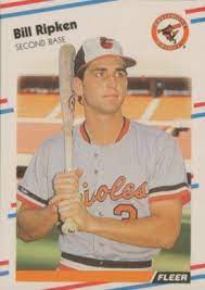 The blade wasn't trying to hit the knob, but just the card. Bill Ripken Baseball Cards