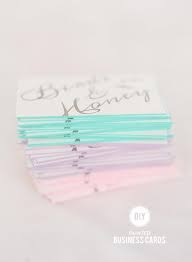 Fotor's business card maker allows you design customized business card online easily and quickly. Diy Painted Edge Business Cards