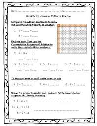 Multiply at the speed of lightning! Go Math Practice 3rd Grade 1 1 Number Patterns Worksheet Freebie