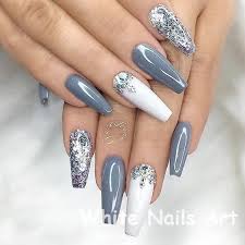White Nails And Artistic Nail Styles Shortnails Beautifulacrylicnails Coffin Nails Designs Coffin Nails Long Gorgeous Nails